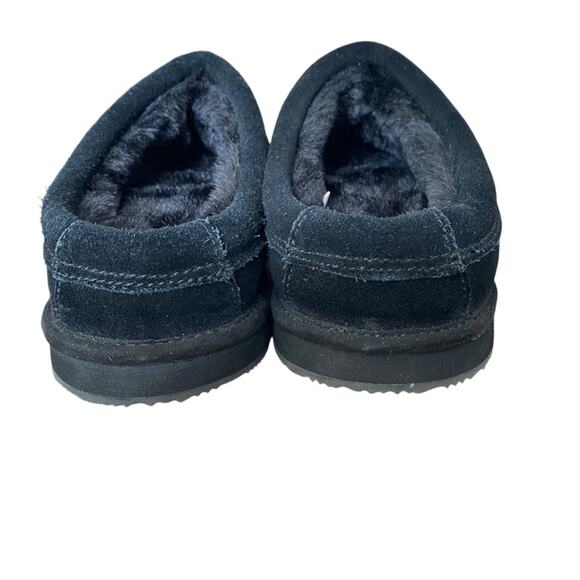 Myslipper Mens Slip-On Slippers Black Suede size 9 by MyPillow NWOB - Picture 4 of 10